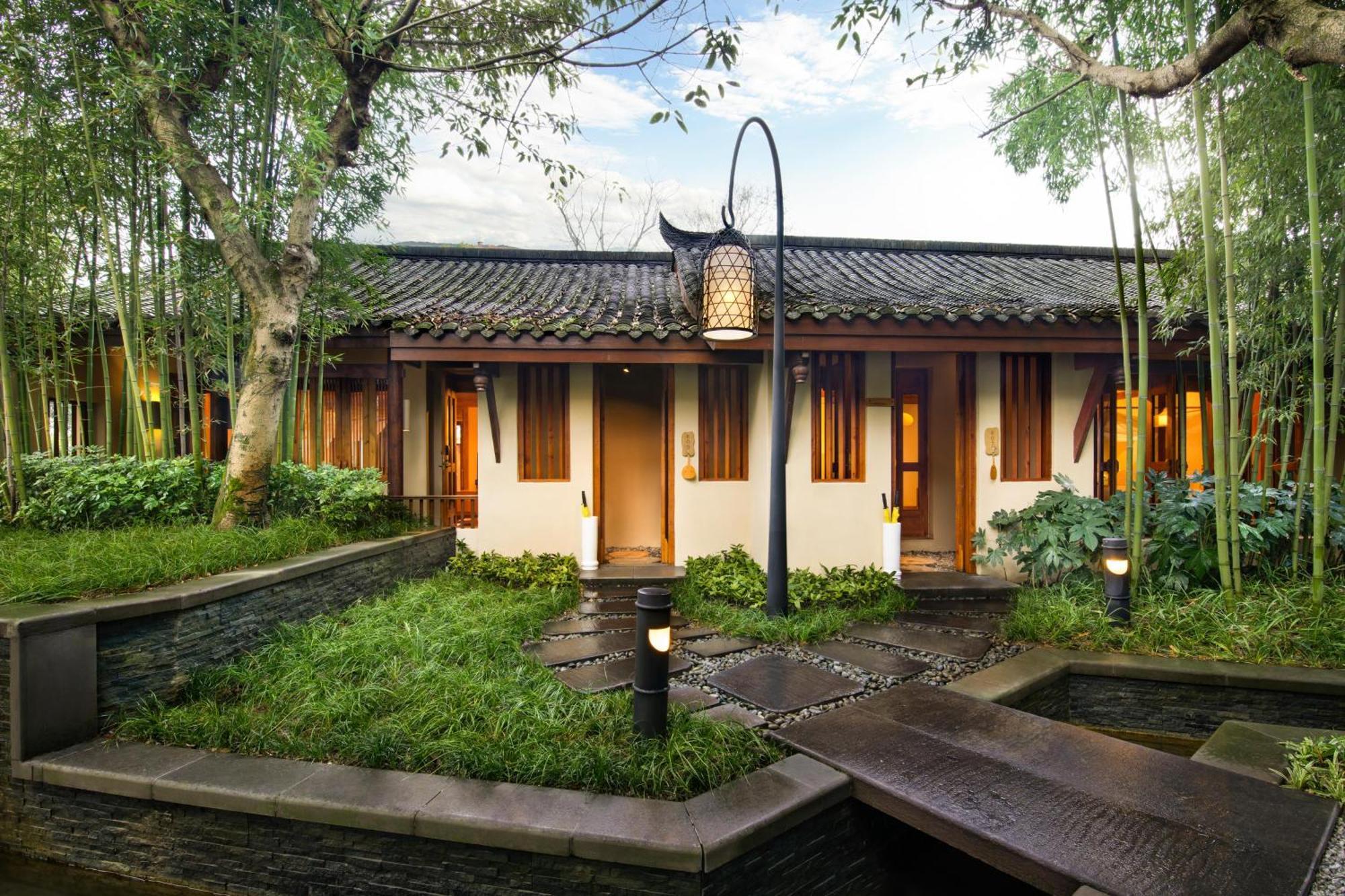Six Senses Qing Cheng Mountain Hotel Chengdu Exterior foto