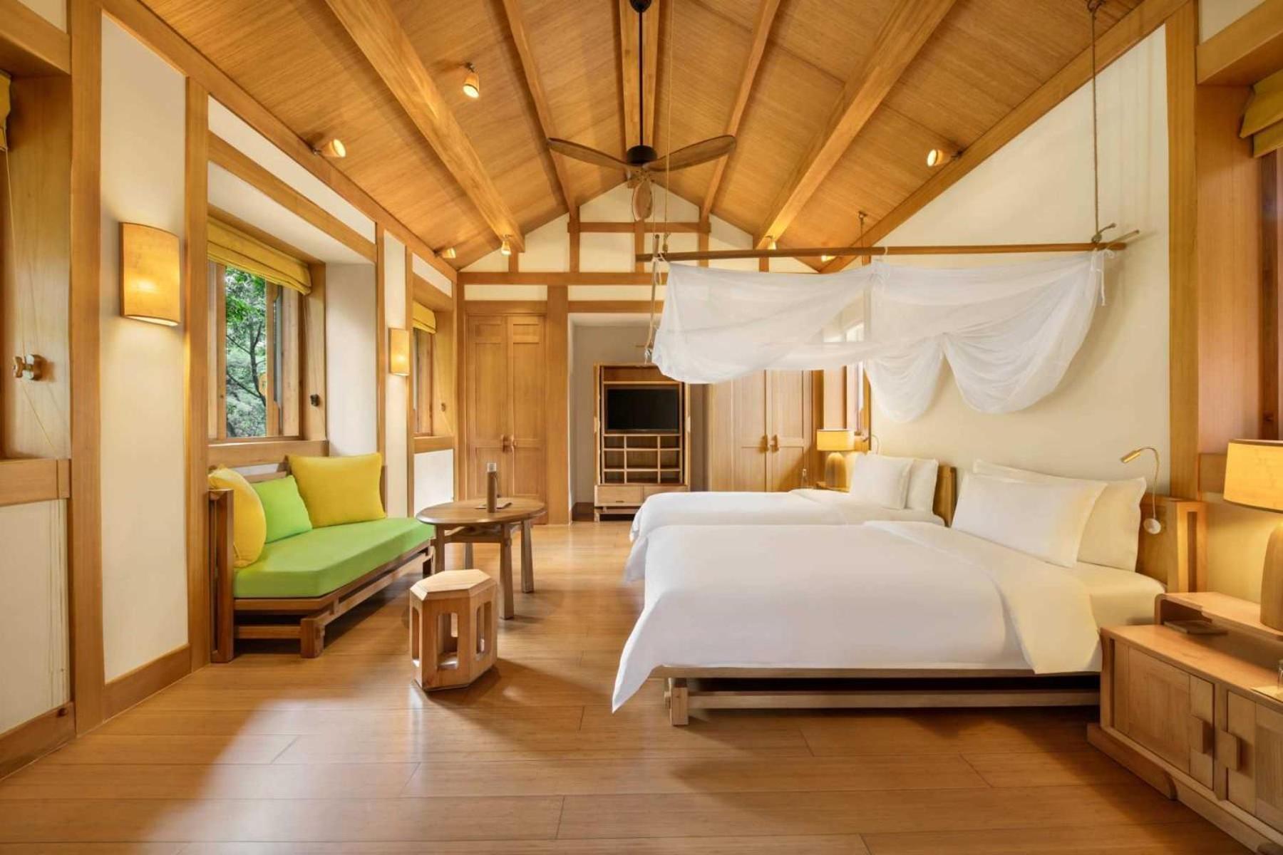 Six Senses Qing Cheng Mountain Hotel Chengdu Exterior foto