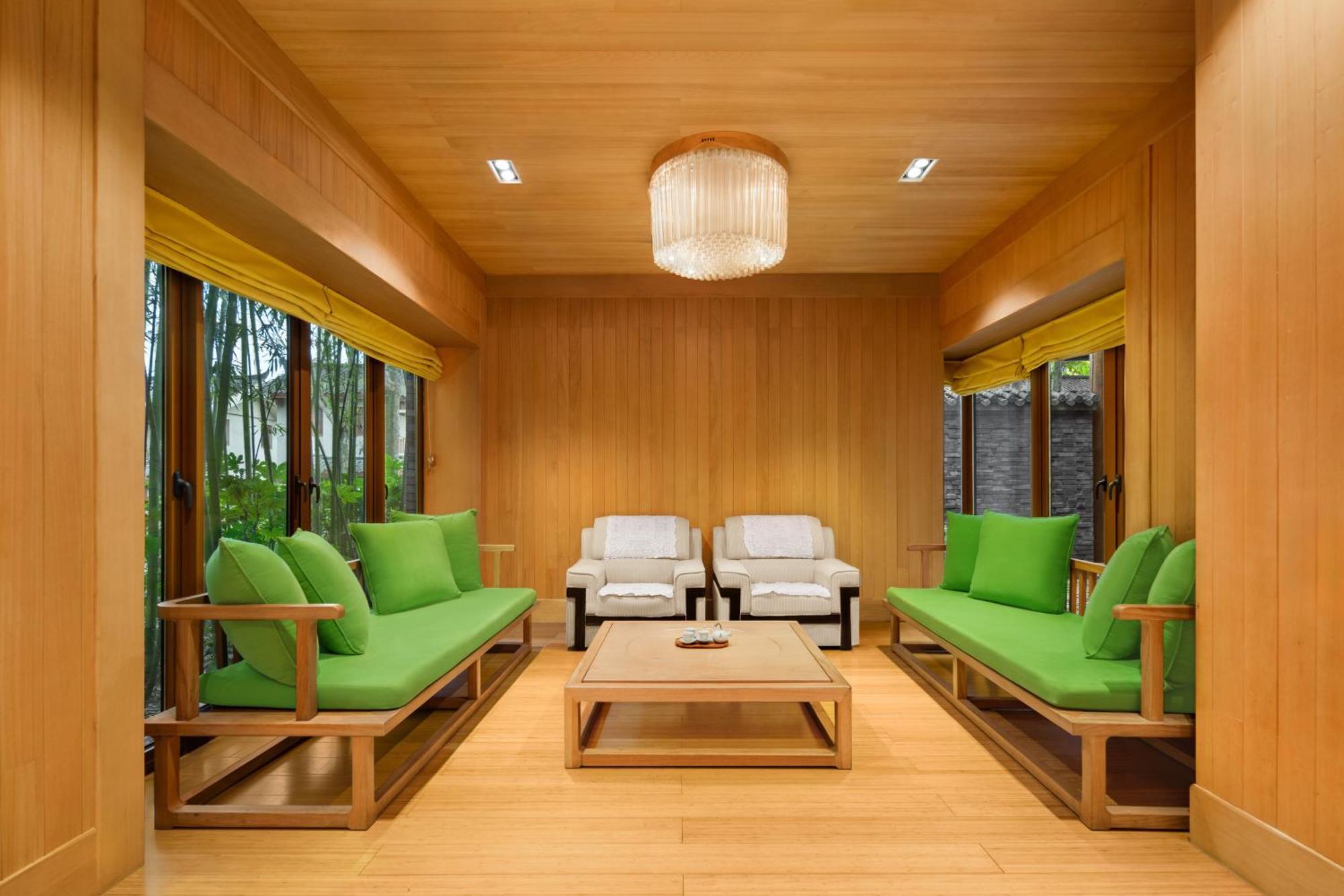 Six Senses Qing Cheng Mountain Hotel Chengdu Exterior foto