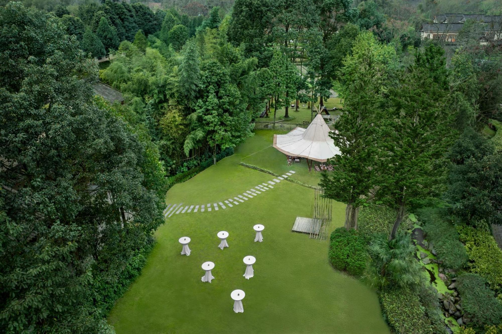 Six Senses Qing Cheng Mountain Hotel Chengdu Exterior foto